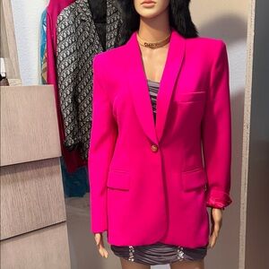 Zara Women's Vibrant Pink Blazer